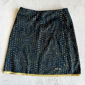 NWT Cutter & Buck Annika Gold Flecked Athletic Skort Skirt